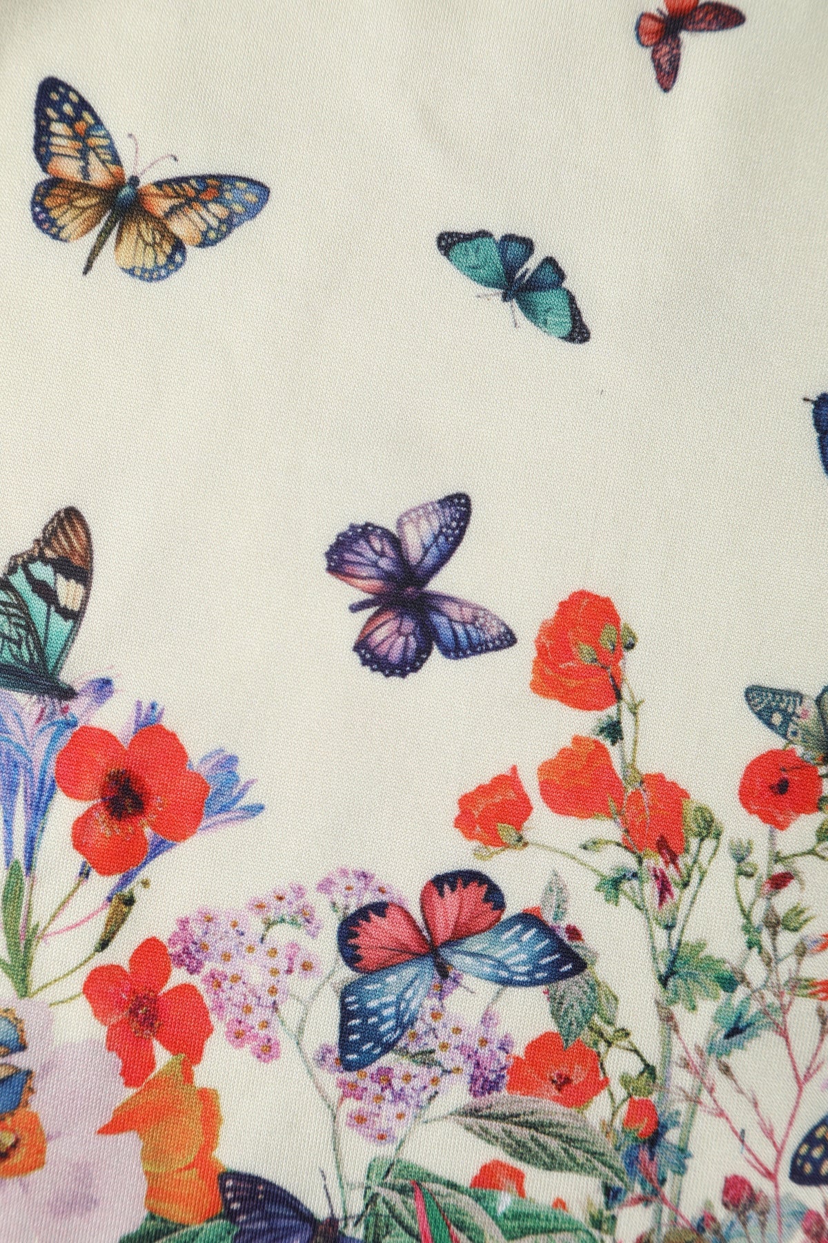 Amanda Butterfly Garden Flared Dress