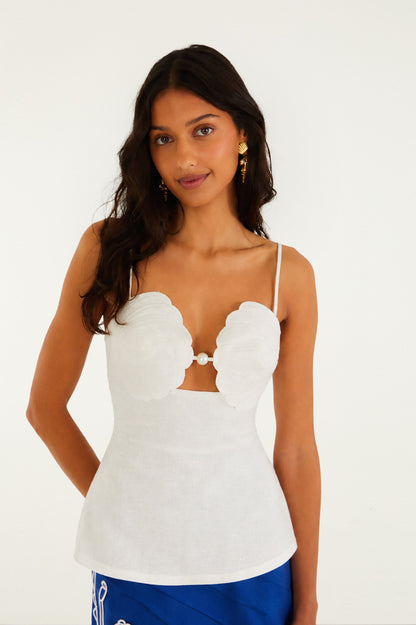 Off-White 3d Shell  Peplum Blouse