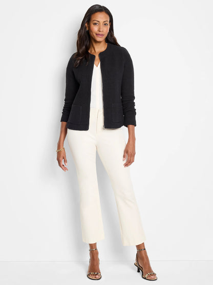 Plaza Demi Boot Cotton Bi-Stretch Ankle Pant