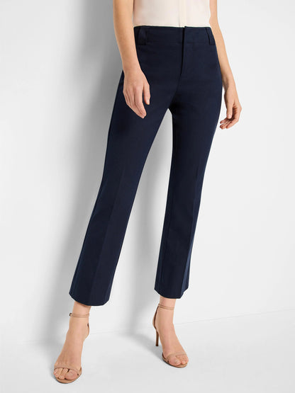 Plaza Demi Boot Cotton Bi-Stretch Ankle Pant