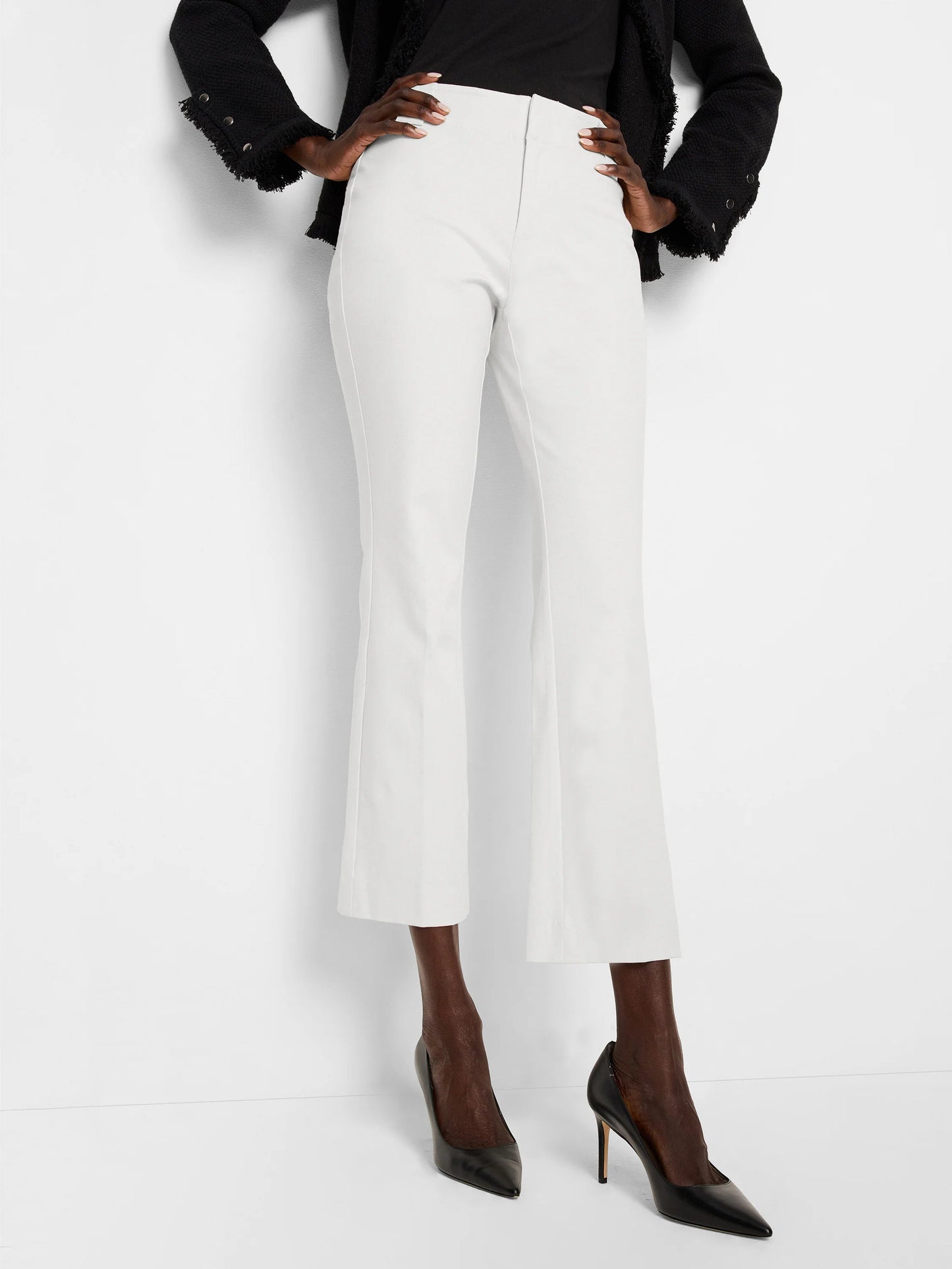 Plaza Demi Boot Cotton Bi-Stretch Ankle Pant