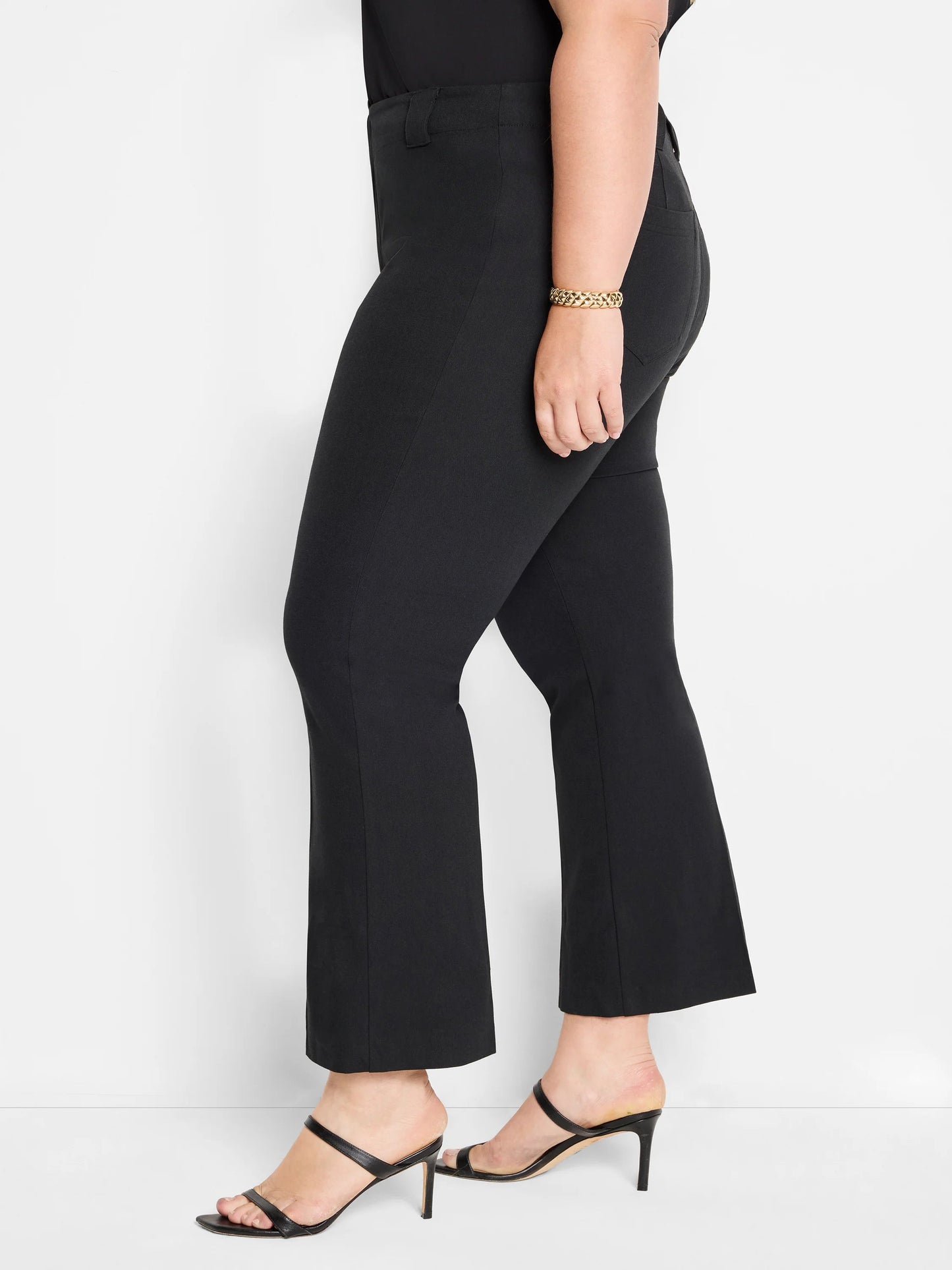 Plaza Demi Boot Cotton Bi-Stretch Ankle Pant