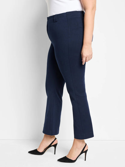Plaza Demi Boot Cotton Bi-Stretch Ankle Pant