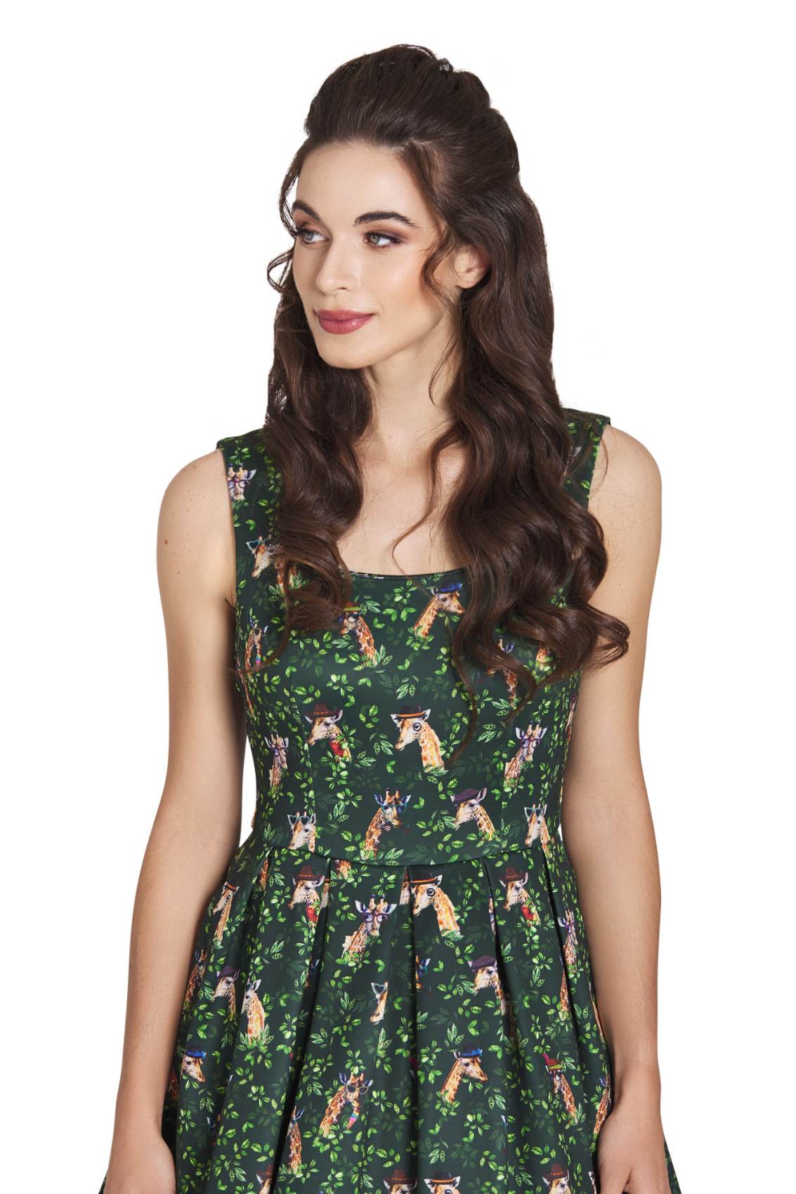 Amanda Green Giraffe Swing Dress