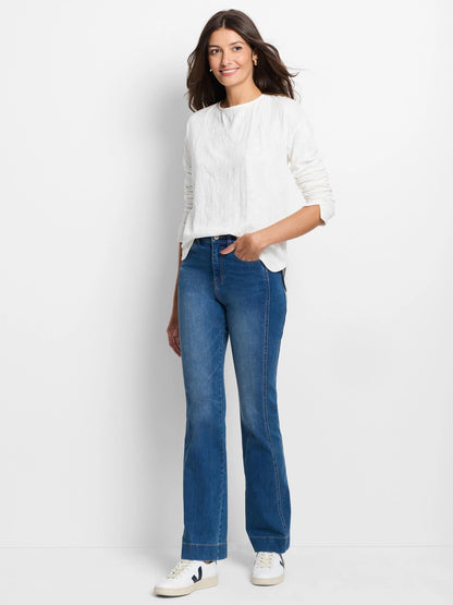 Easy Fit Lace Knit Tee