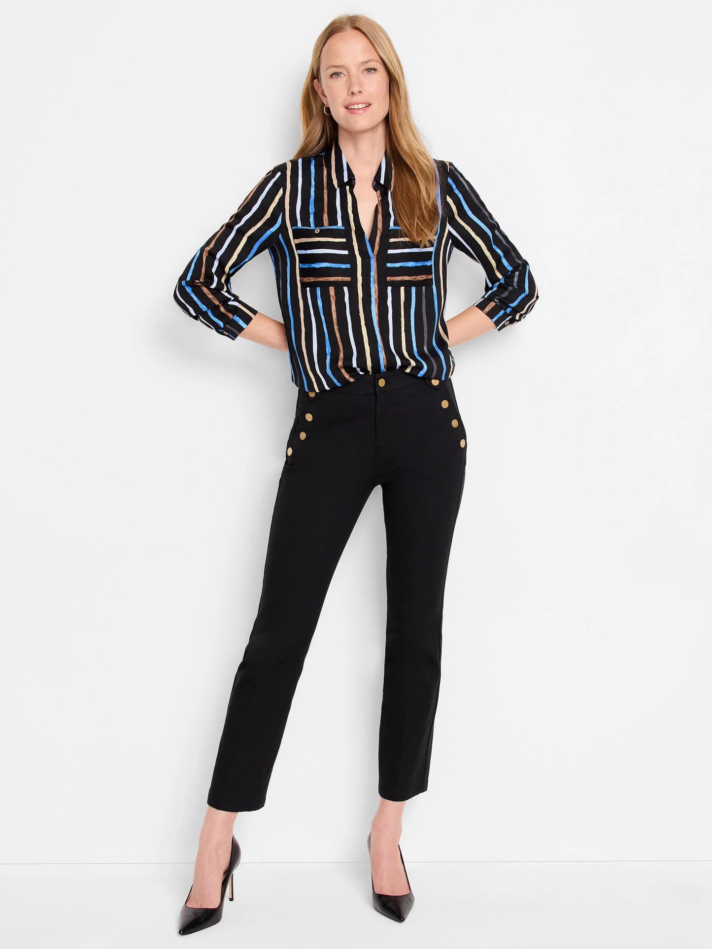 Demi Boot Sailor Plaza Ankle Pant