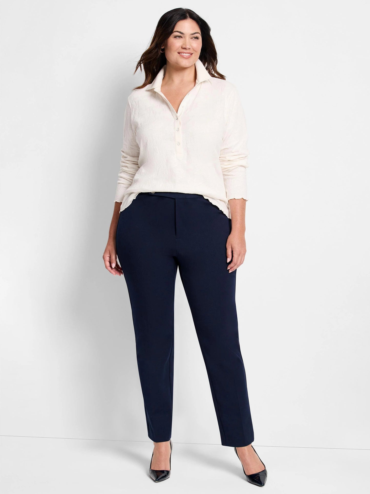Copley Straight Bi-Stretch Ankle Pant