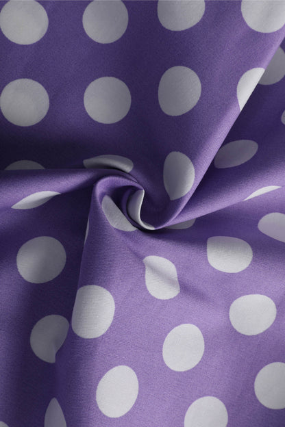 Lily Lilac Off Shoulder Spot Dress