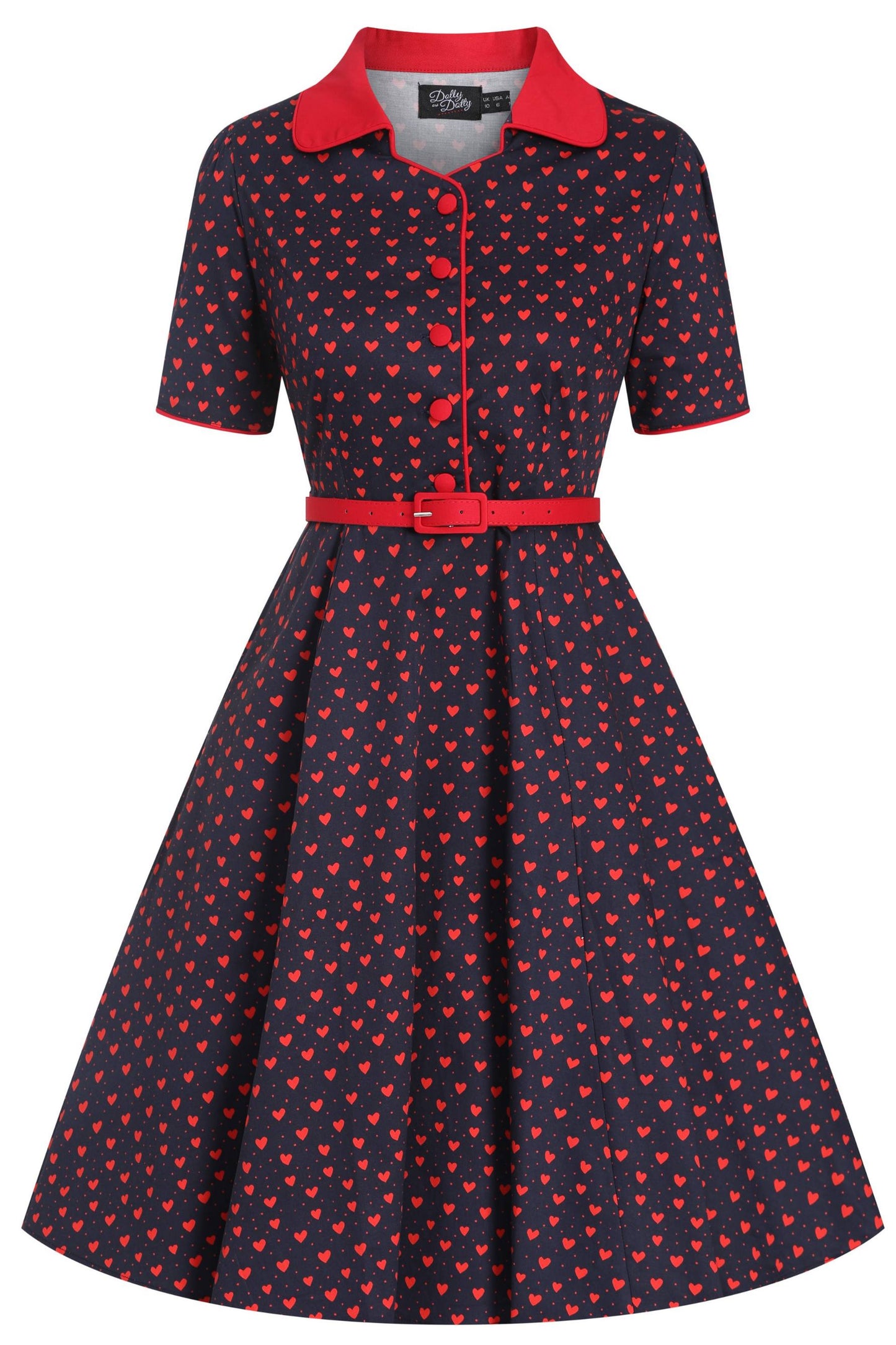 Penelope "Love Me Dot" Shirt Dress