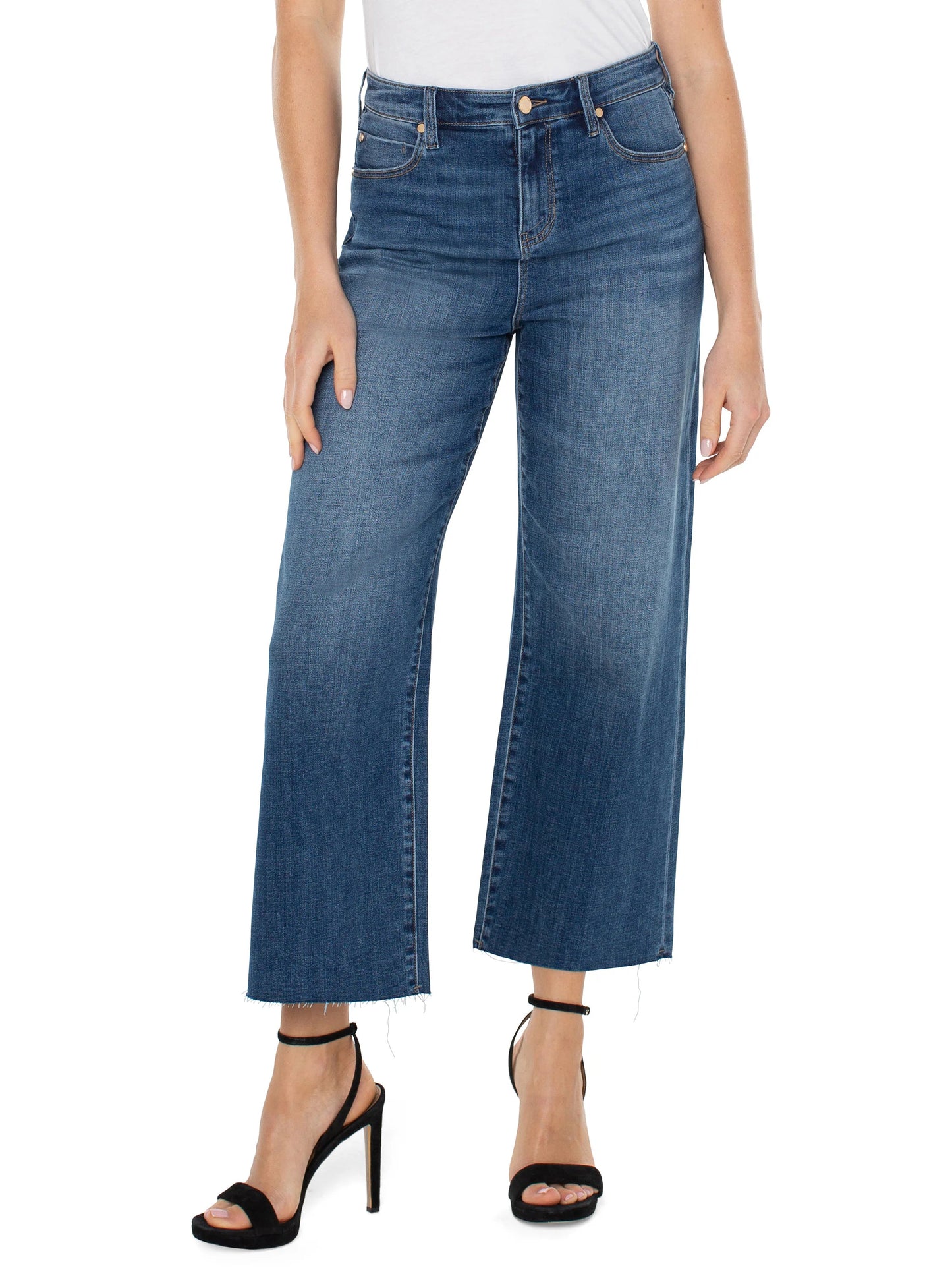 Liverpool The Stride Hr Wide Leg Jeans
