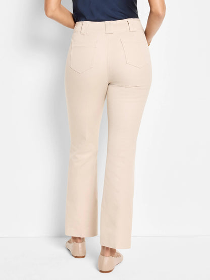 Plaza Demi Boot Cotton Bi-Stretch Ankle Pant