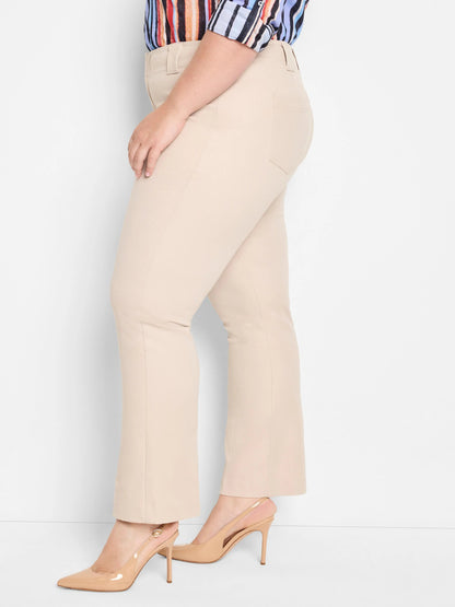 Plaza Demi Boot Cotton Bi-Stretch Ankle Pant
