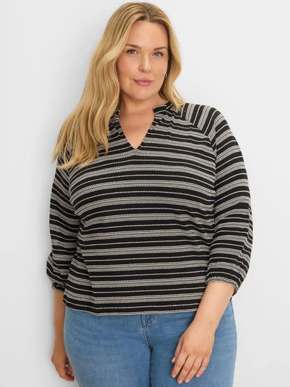 Dashing Stripe Knit Top