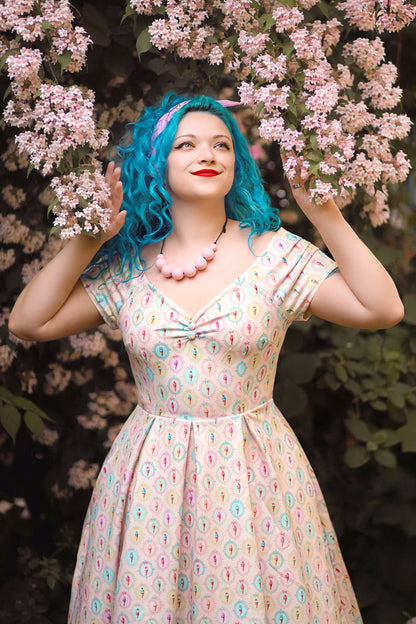 Lily Pink Gelato Off Shoulder Dress