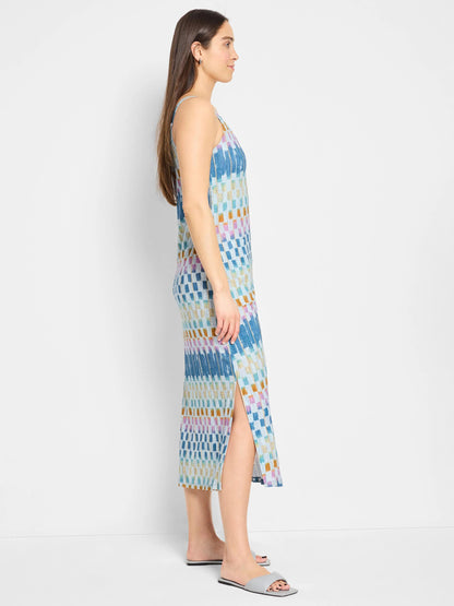 NZT Painted Blocks V-Neck Tank Dress