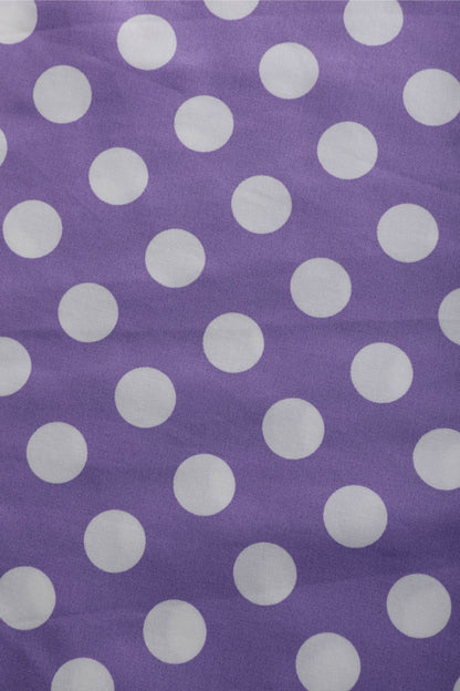 Lily Lilac Off Shoulder Spot Dress