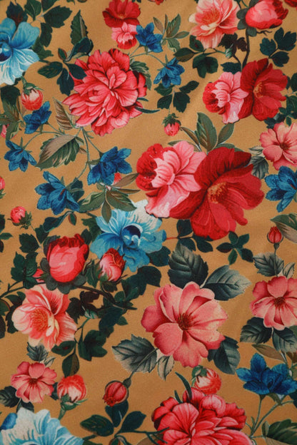 Mollie Yellow Floral Full Circle Shirt Dress