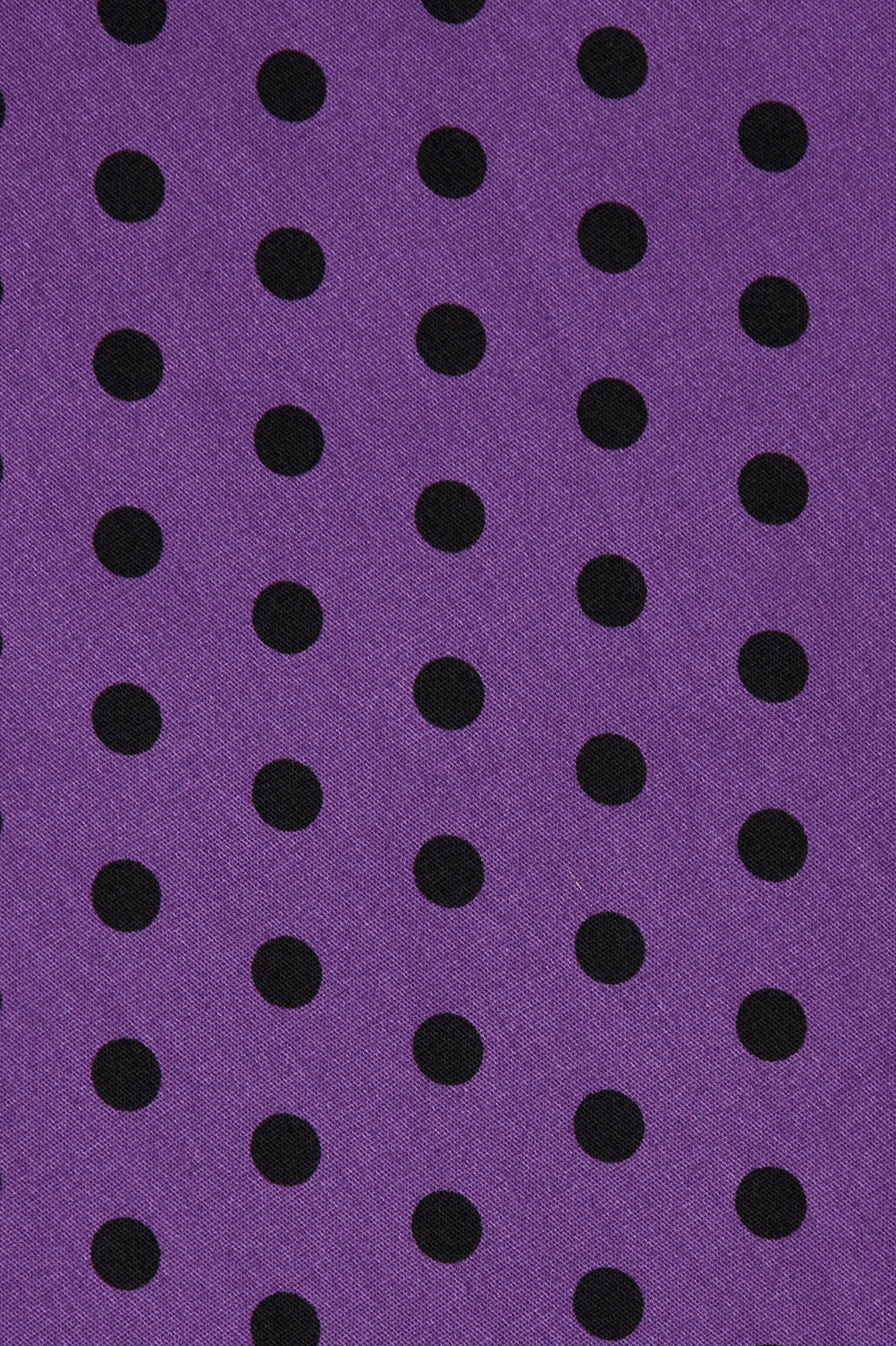 Darlene Purple & Black Polka Dot Circle Dress