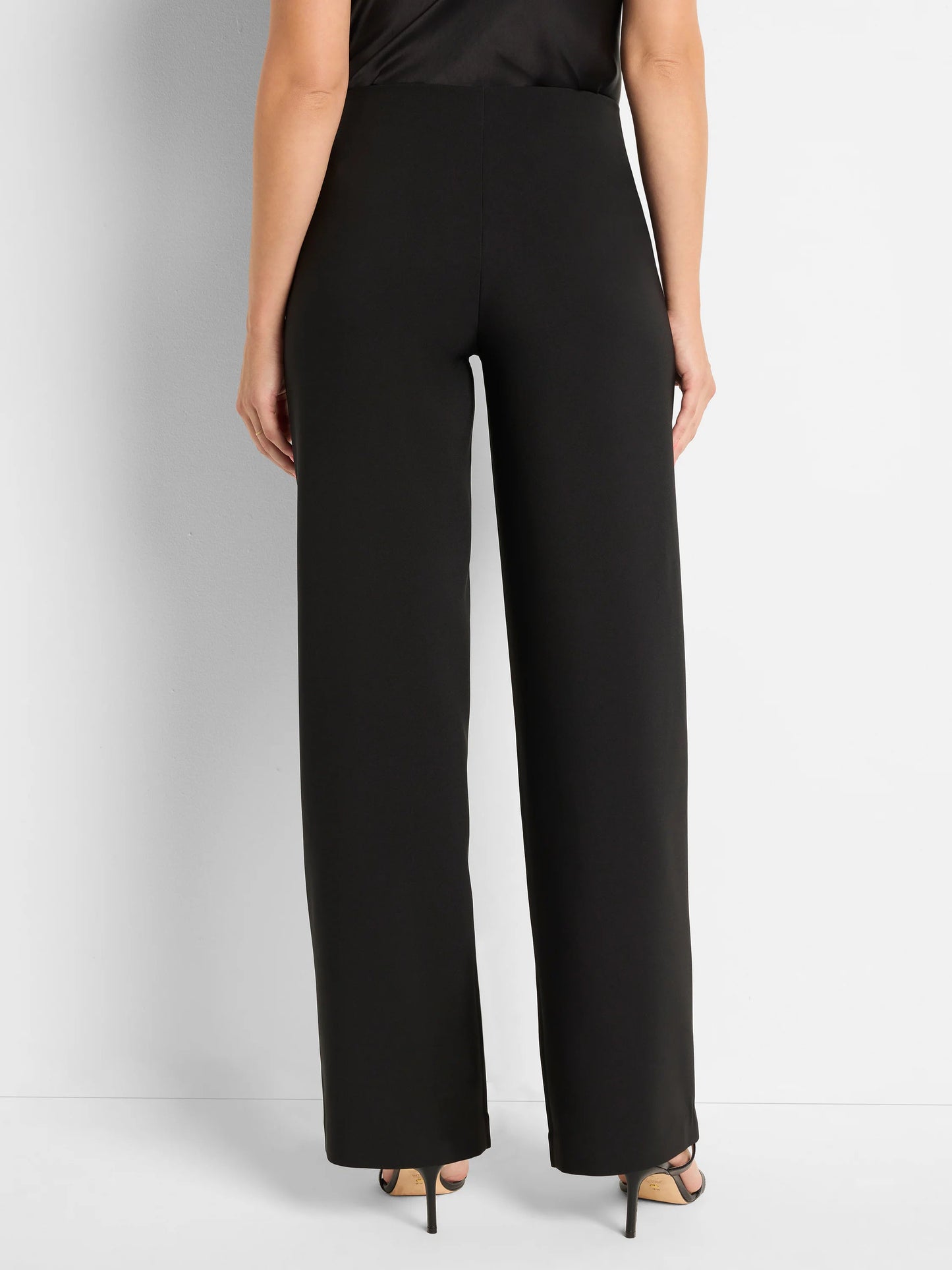 Stretch Knit Lenox Wide-Leg Pant