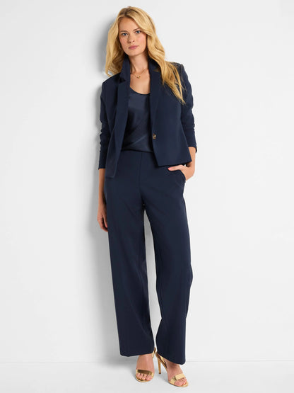 Stretch Knit Lenox Wide-Leg Pant