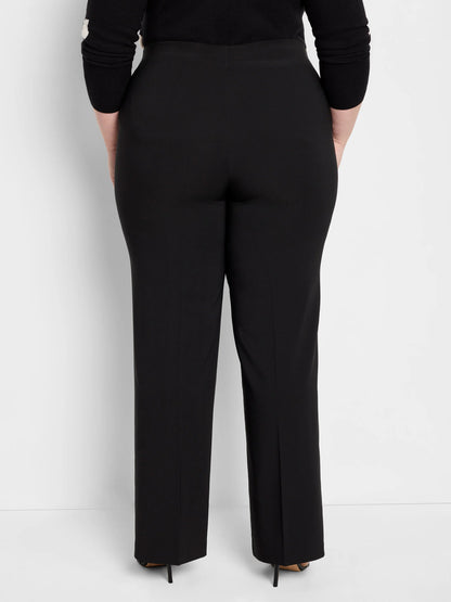 Stretch Knit Lenox Wide-Leg Pant