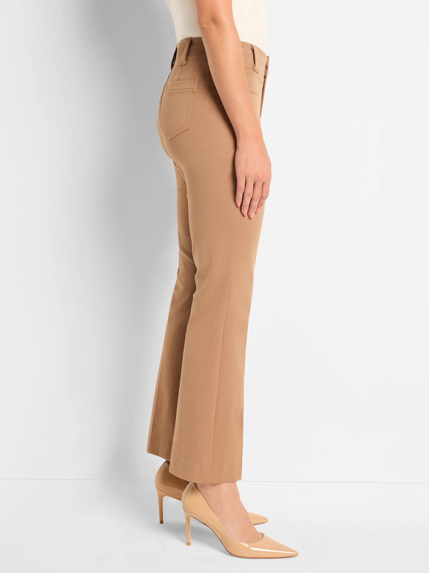 Plaza Demi Boot Cotton Bi-Stretch Ankle Pant