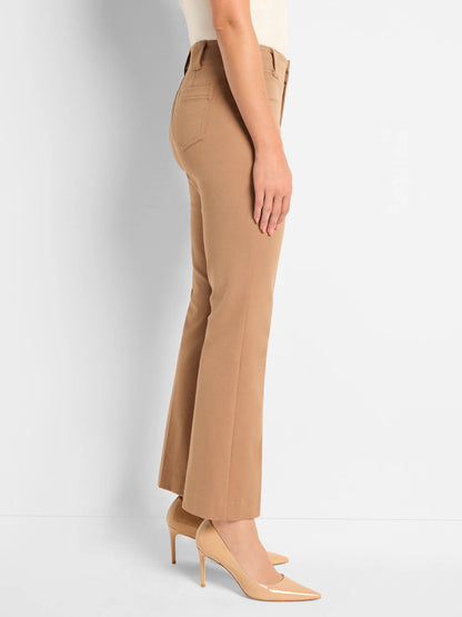 Plaza Demi Boot Cotton Bi-Stretch Ankle Pant