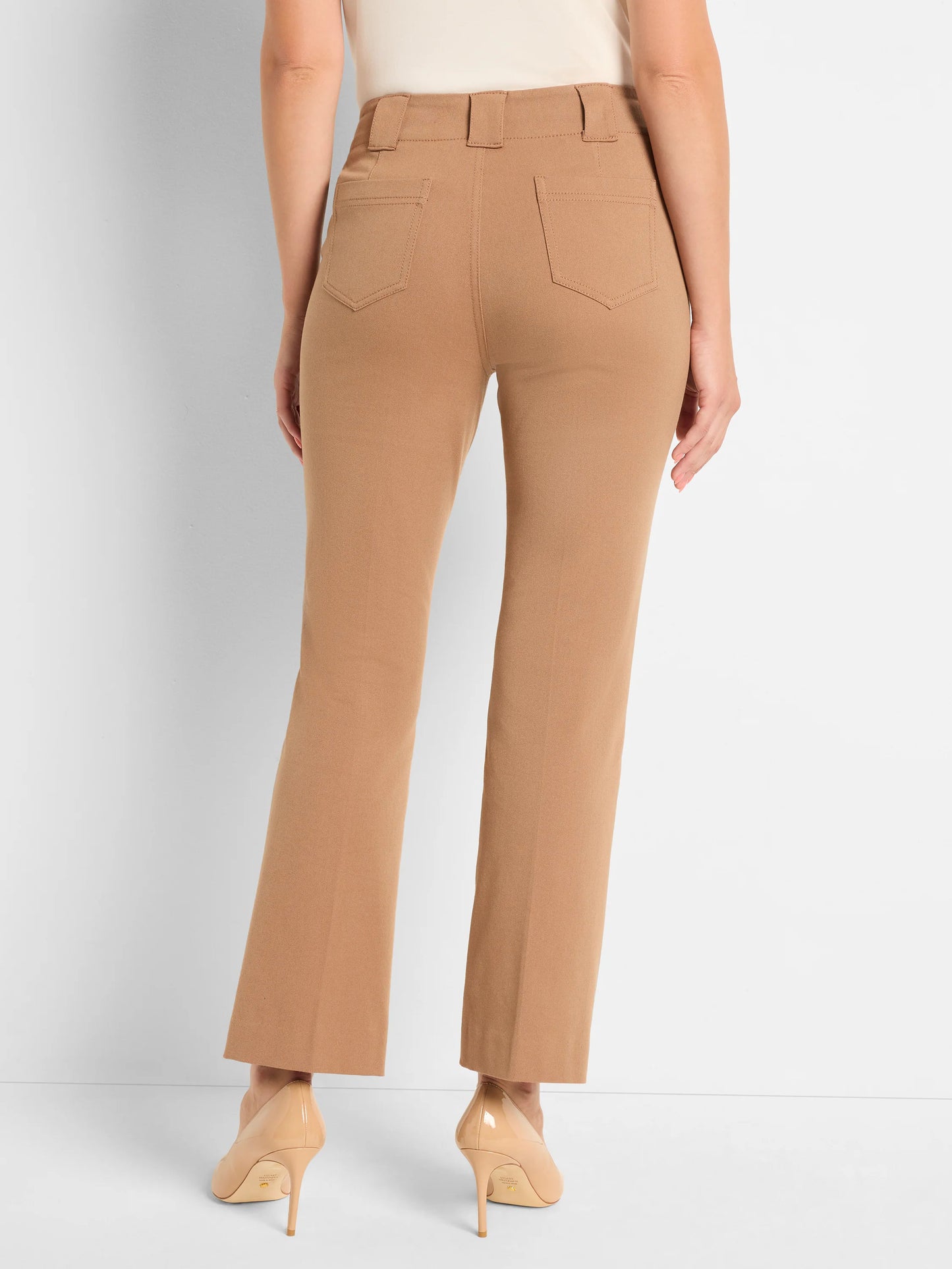 Plaza Demi Boot Cotton Bi-Stretch Ankle Pant