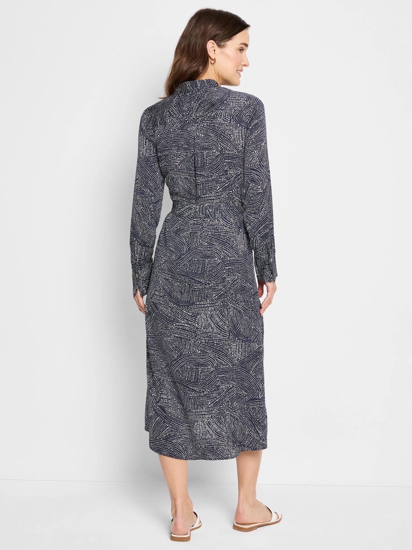 Swirling Sands Shirt Dress