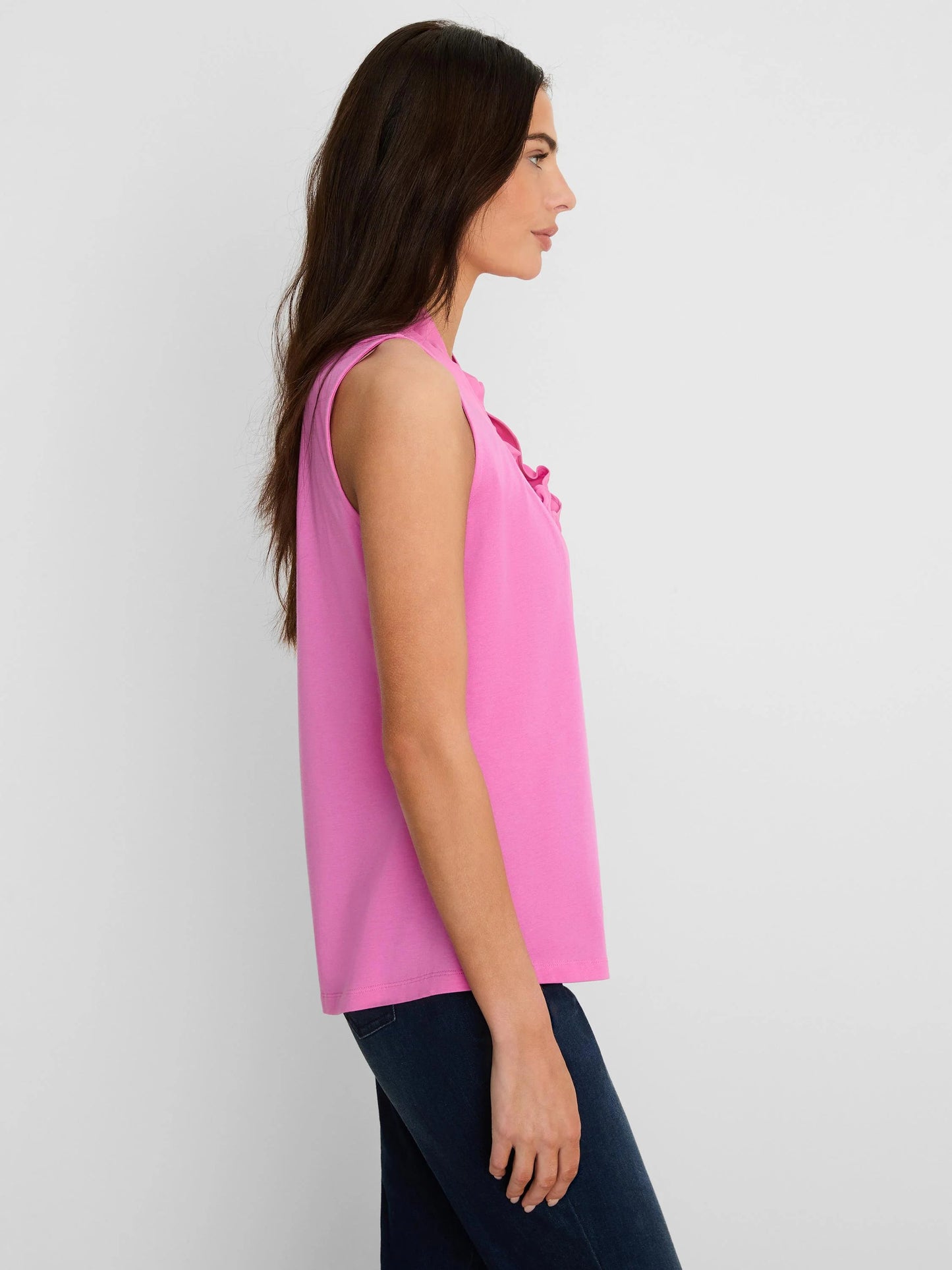 Ruffled Around Tank