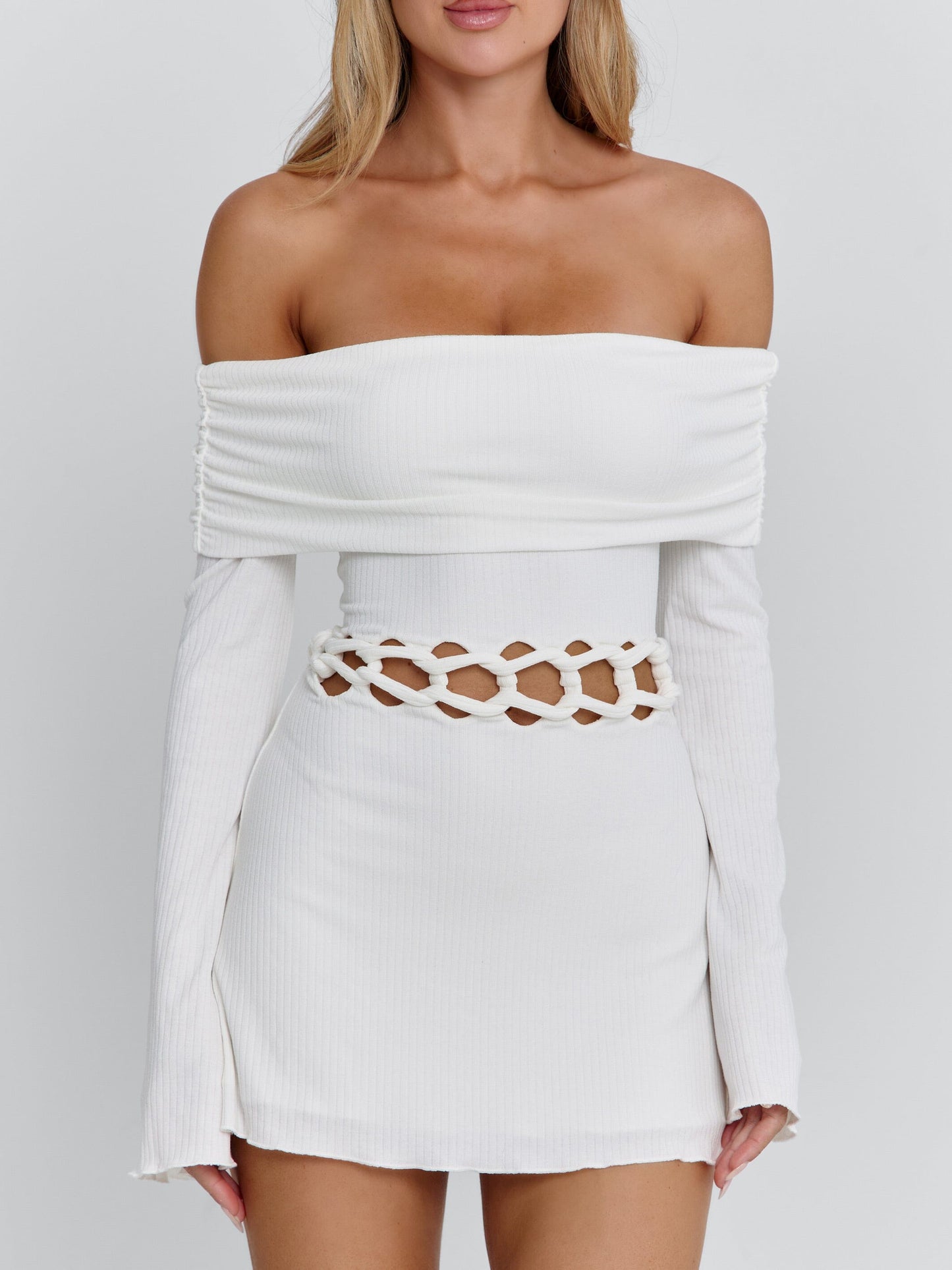 Sylvaine Mini Dress White