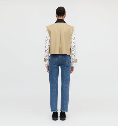 The Clarisse Jacket - Khaki Canvas