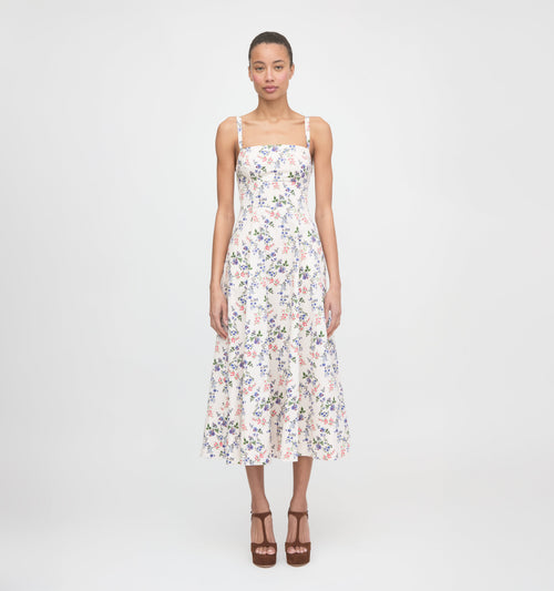 The Margot Dress - Pink Scallop Bow Chintz