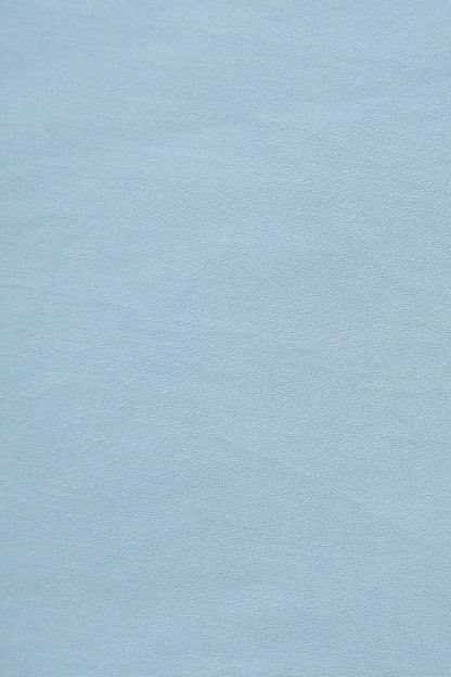 Darlene Roll Collar Circle Dress In Light Blue