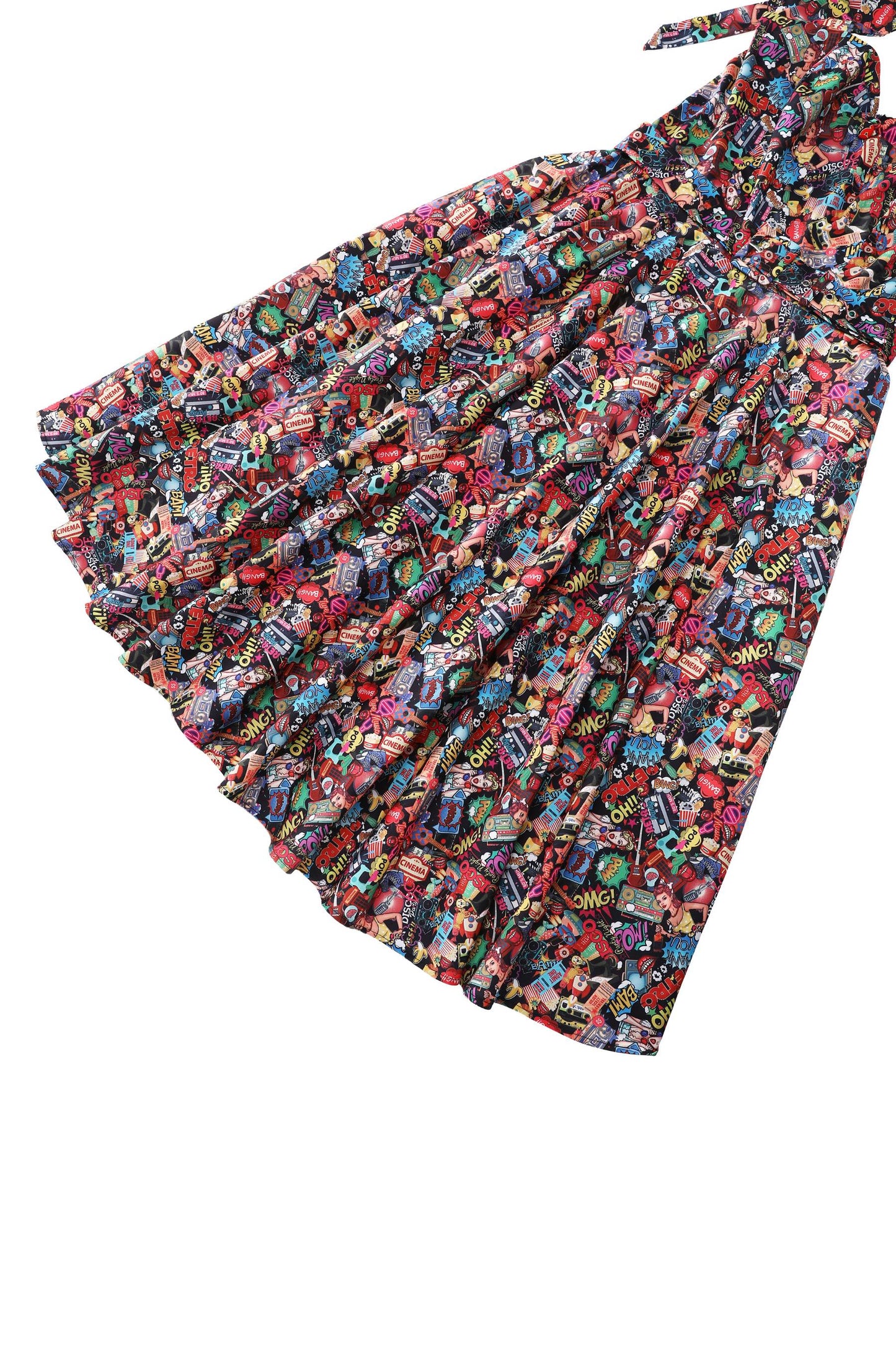 Daisy Pop Art Halter Dress