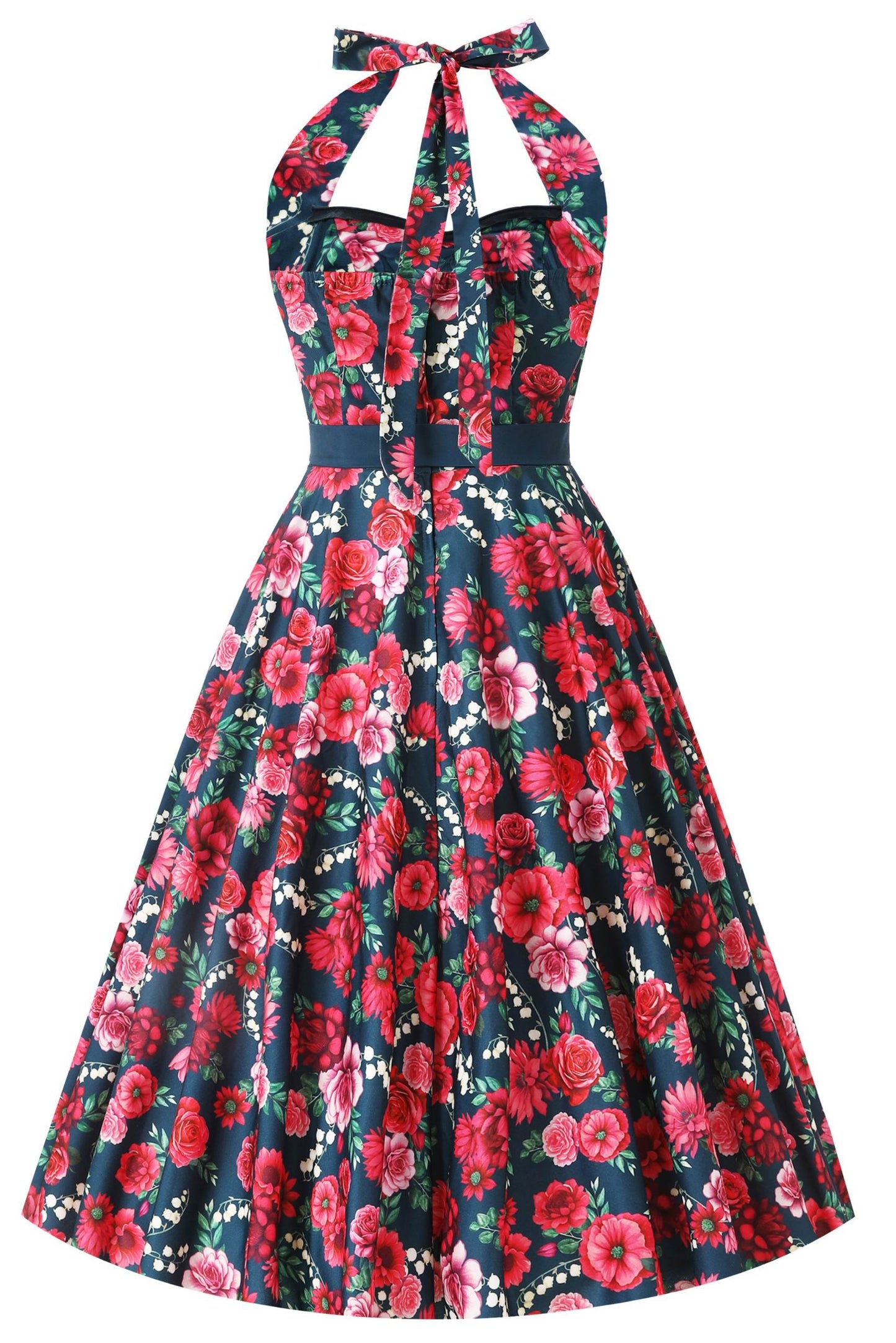 Daisy Pink Floral Halter Dress