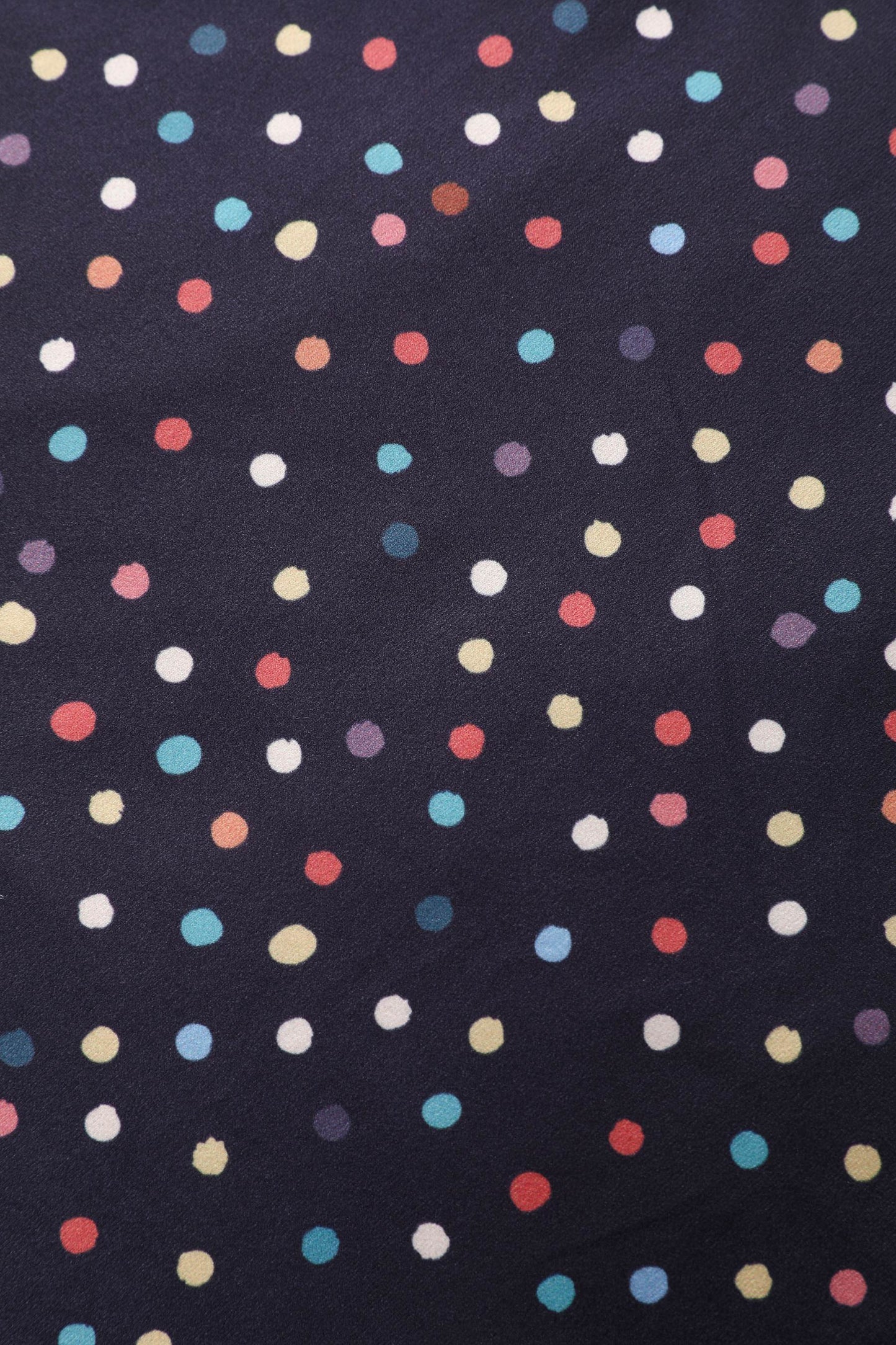 Julia 40s Polka Dot Midi Dress In Black