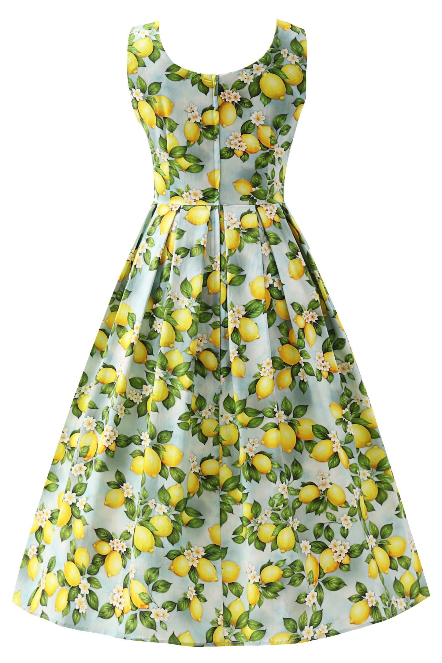 Ophelia Blue Lemon Midi Dress