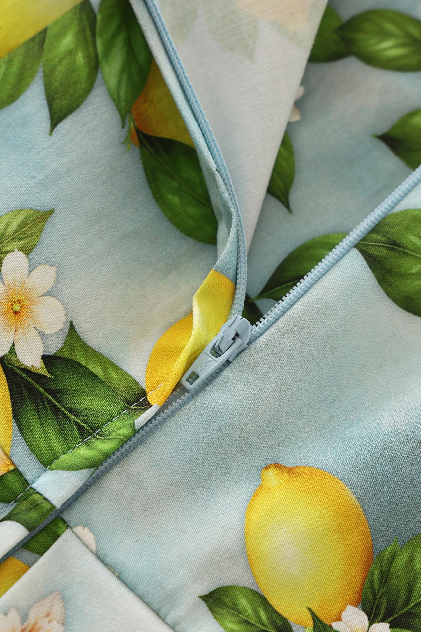 Ophelia Blue Lemon Midi Dress