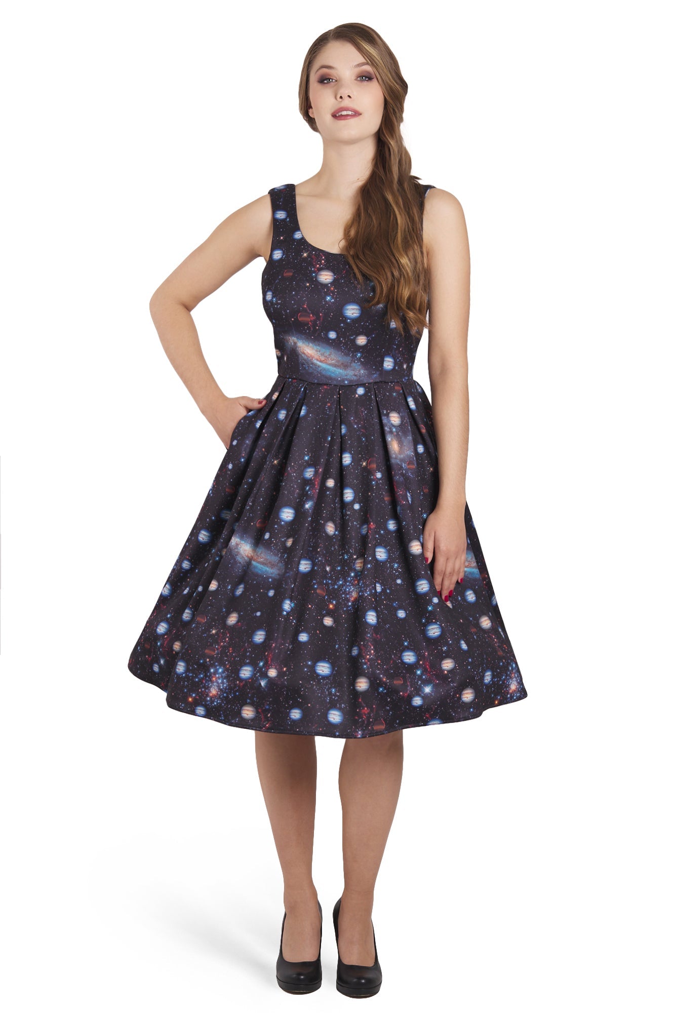 Amanda Outer Space Swing Dress