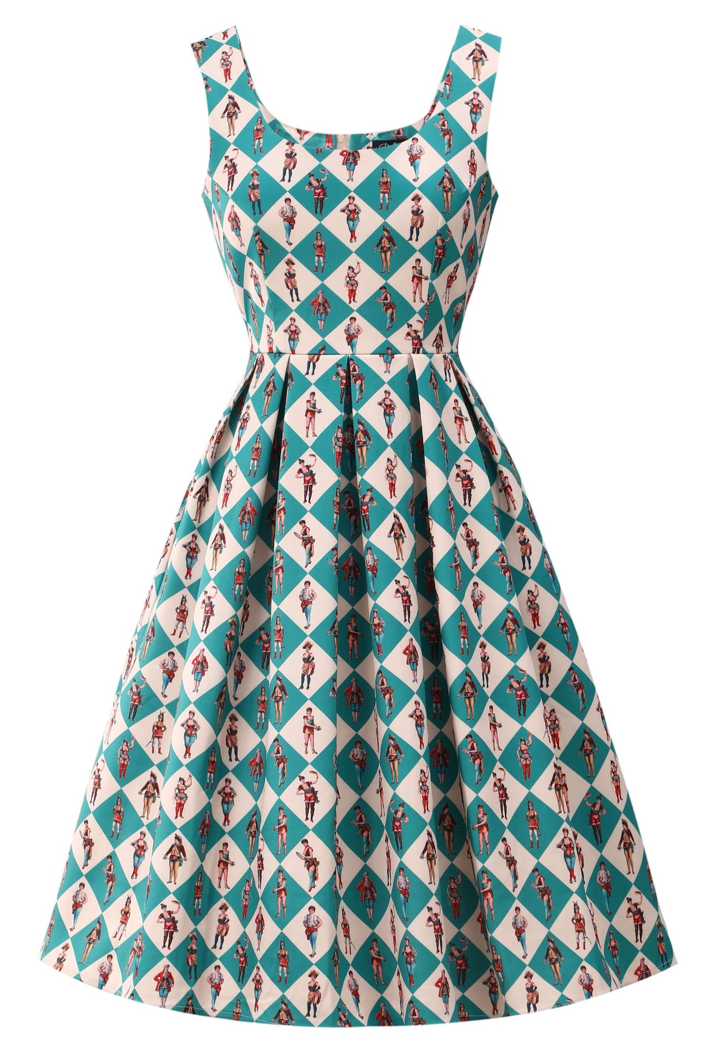 Amanda Green Vintage Circus Swing Dress