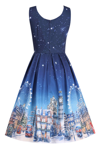 Amanda London Winter Swing Dress