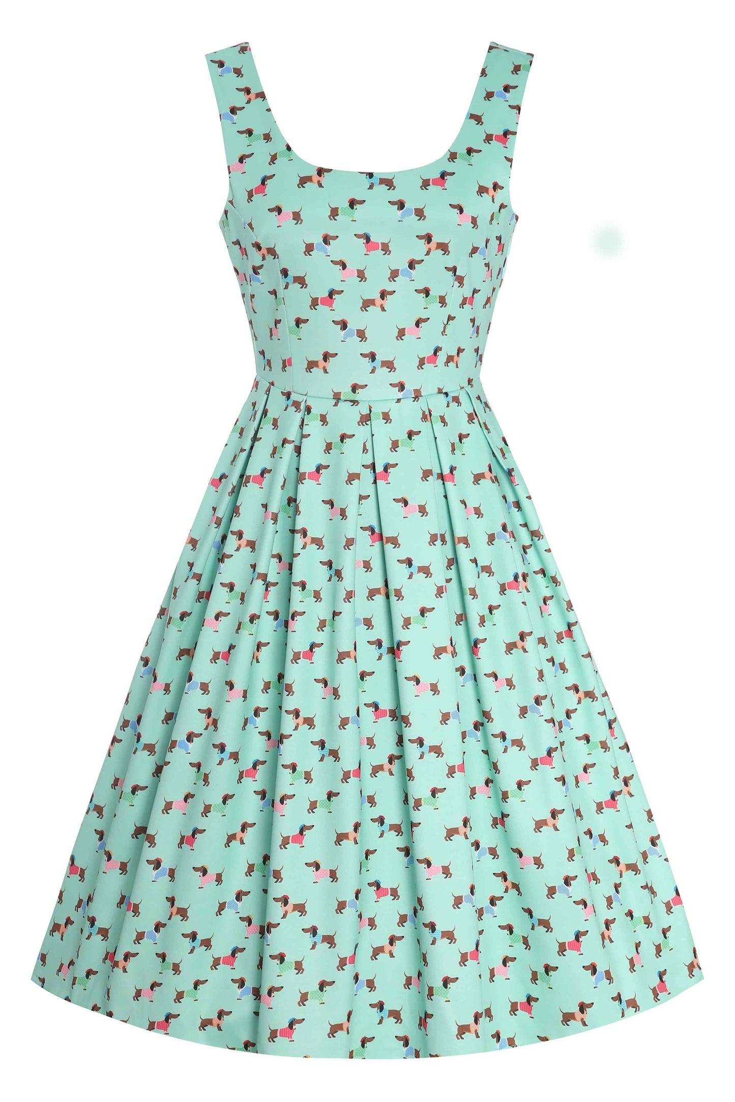 Amanda Picasso Sausage Dog Flared Dress