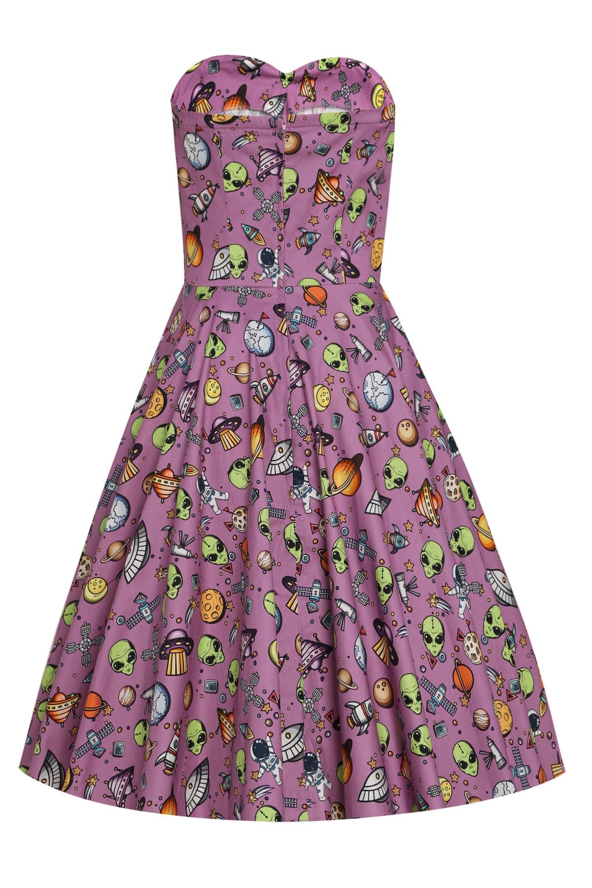 Melissa Purple UFOs Strapless Dress