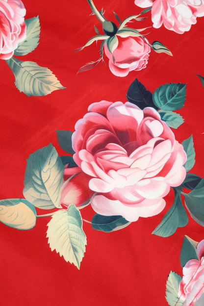 Lily Red Rose Off Shoulder Midi Dress