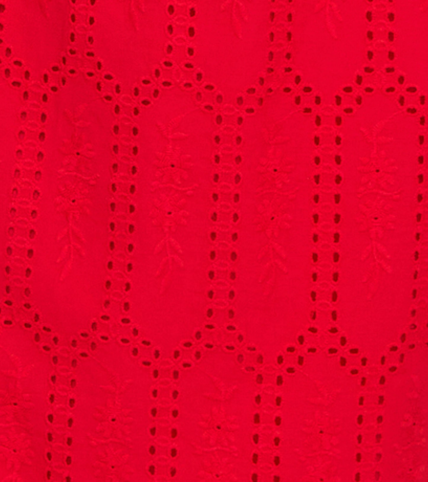 The Tiny Ellie Nap Dress - Cherry Trellis Broderie