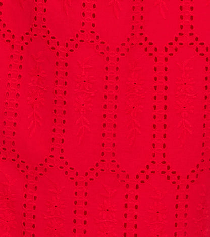 The Tiny Ellie Nap Dress - Cherry Trellis Broderie