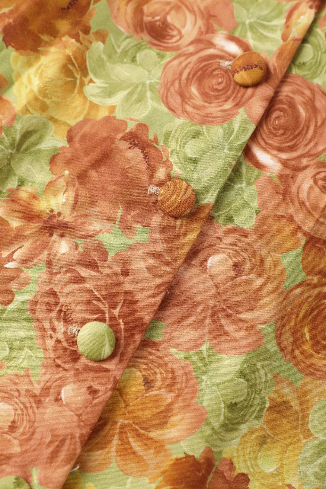 Mollie Vintage Floral Full Circle Shirt Dress