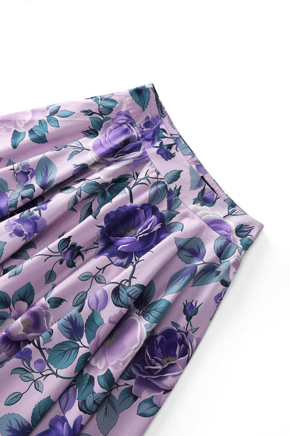 Maisie Lilac Rose Full Circle Midi Skirt