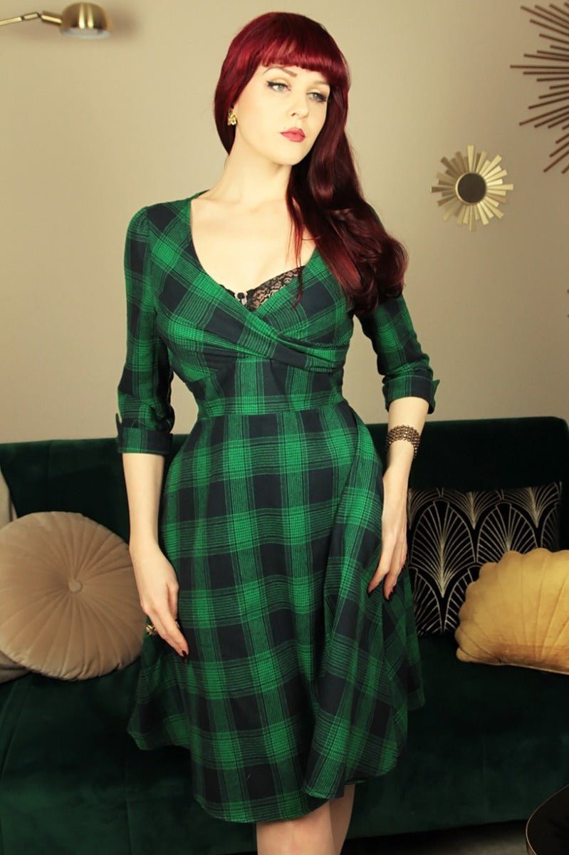 Katherine Green Tartan Swing Dress